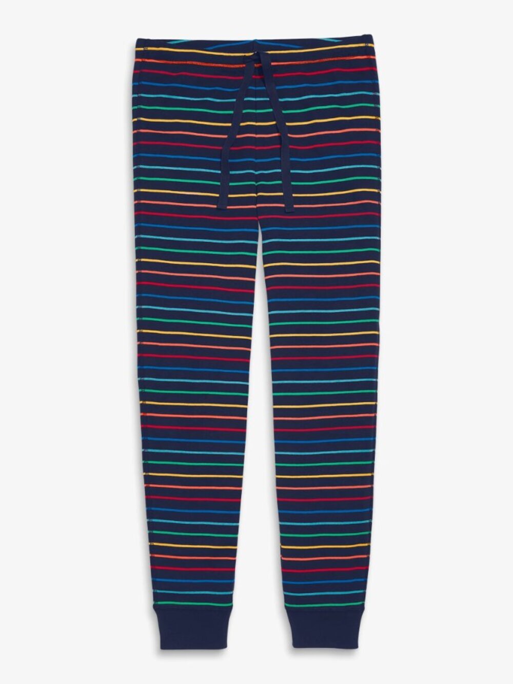 Primary Organic Cotton Rainbow Stripe PJ Pants Unisex Large